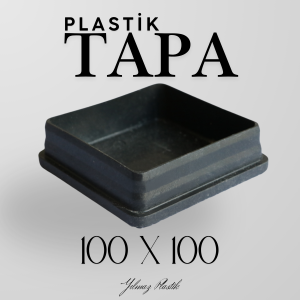 Plastik Tapa 100x100 | Profil ve Boru Uyumlu Endüstriyel Kör Tapa Çeşitleri