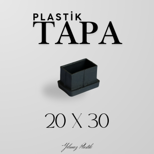 Plastik Tapa 20x30 | Profil ve Boru Uyumlu Endüstriyel Kör Tapa Çeşitleri