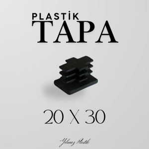 Plastik Tapa 20x30 | Profil ve Boru Uyumlu Endüstriyel Kör Tapa Çeşitleri