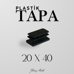 Plastik Tapa 20x40 | Profil ve Boru Uyumlu Endüstriyel Kör Tapa Çeşitleri