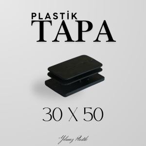 Plastik Tapa 30x50 | Profil ve Boru Uyumlu Endüstriyel Kör Tapa Çeşitleri