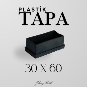 Plastik Tapa 30x60 | Profil ve Boru Uyumlu Endüstriyel Kör Tapa Çeşitleri