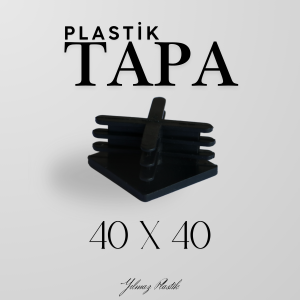 Plastik Tapa 40x40 | Profil ve Boru Uyumlu Endüstriyel Kör Tapa Çeşitleri