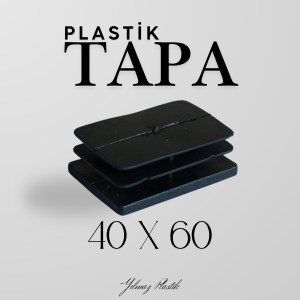 Plastik Tapa 40x60 | Profil ve Boru Uyumlu Endüstriyel Kör Tapa Çeşitleri