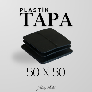 Plastik Tapa 50x50 | Profil ve Boru Uyumlu Endüstriyel Kör Tapa Çeşitleri