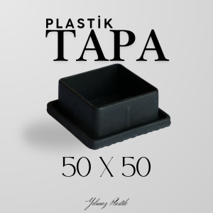 Plastik Tapa 50x50 | Profil ve Boru Uyumlu Endüstriyel Kör Tapa Çeşitleri