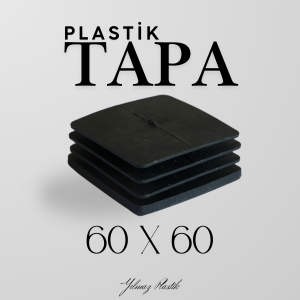 Plastik Tapa 60x60 | Profil ve Boru Uyumlu Endüstriyel Kör Tapa Çeşitleri