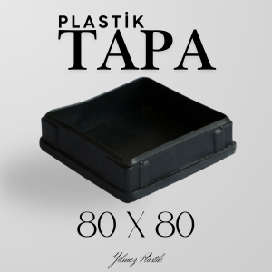 Plastik Tapa 80x80 | Profil ve Boru Uyumlu Endüstriyel Kör Tapa Çeşitleri